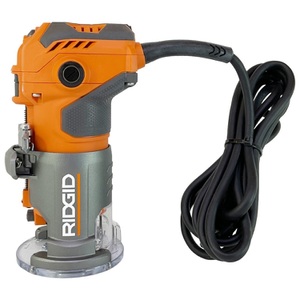 RIDGID R24012 5.5 Amp Compact Fixed-Base Corded Router