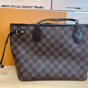 Louis Vuitton Neverfull MM Damier Ebene Tote Bag