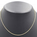 Classic 10KT Yellow Gold 1.5mm Wide High Shine Rope Chain Necklace 16.5" - 3.13g