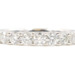 Women's 0.62 Ctw Round Diamond 14KT White Gold Semi-Eternity Wedding Ring 2.9g