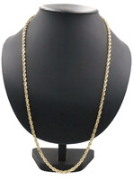 Heavy High Shine 10KT Yellow Gold 4.6mm Classic Rope Chain Necklace 29" - 46.6g
