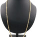 Heavy High Shine 10KT Yellow Gold 4.6mm Classic Rope Chain Necklace 29" - 46.6g