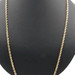 Classic High Shine 10KT Yellow Gold 3.6mm Wide Rope Chain Necklace 28" - 29.44g