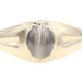 Men's Solitaire 0.90 Ct Cabochon Synthetic Tiger's Eye 10KT Yellow Gold Ring 5g