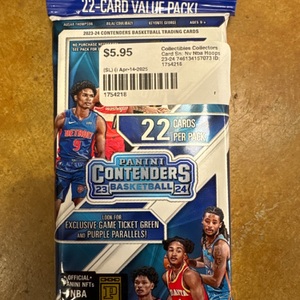 2023-2024 Panini Contenders Fat Pack Cello