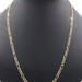 High Shine 14KT Yellow Gold 4.5mm Diamond-Cut Figaro Chain Necklace 24" 15.91g