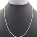 Classic Hollow 10KT Yellow Gold 2.3mm Thin Rope Chain Necklace 21.5" - 3.14g