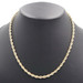 Heavy 14KT Yellow Gold (585) 4.5mm Classic Peru Rope Chain Necklace 20" - 24g 