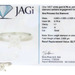 JAGi 0.76 Ct Princess Cut Diamond 14KT White Gold Solitaire Engagement Ring 2.8g