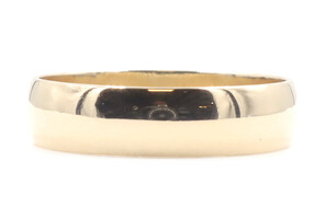 Classic 14KT Yellow Gold 5.9mm High Shine Wedding Band Ring Size 13 by TW - 5.2g