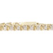 0.85 ctw Round Diamond 14KT Yellow Gold Women's Estate Tennis Bracelet 8" 7.5g