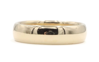 Men's Classic 14KT Yellow Gold 6mm Wide Wedding Band Ring Size 11 3/4 - 8.78g