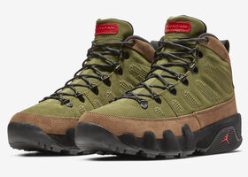 Nike Air Jordan 9 Retro Boot NRG Military Brown Legion Green Size 11