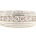 Channel-Set 1.65 Ctw Round Cut Diamond 14KT White Gold Wedding Band Ring 12.49g
