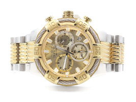 Invicta 25864  Men's Bolt Quartz Watch with Two-Tone-Stainless-Steel Strap