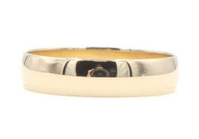 Keepsake 10KT Yellow Gold 4.2mm Classic Estate Wedding Band Ring Size 7 - 1.7g