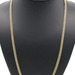 Classic 10KT Yellow Gold 4.4mm High Shine Curb Chain Necklace 25" - 12.66g