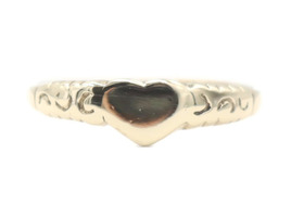 Women's Classic 10KT Yellow Gold 5.3mm Heart Signet Estate Ring by SKAL - 1.34g