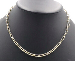 Sterling Silver 5.1mm Wide Classic Paperclip 18.5" 925 Silver Necklace - 18.6g
