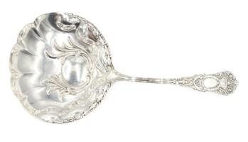 Estate Solid Silver 5" Bon Bon Spoon Empire (Sterling, 1895) by Durgin No Mono 