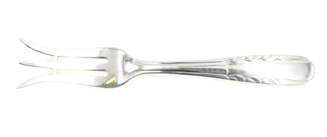 Mid-Century Modern Estate Sterling Silver Lemon Fork 4.75" No Mono - 12.53g