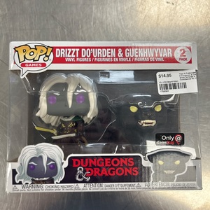 Dungeons & Dragons Drizzt Do'urder & Guenhwyvar Pop Vinyl Toy
