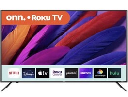 onn 50” Class 4K UHD (2160P) LED Roku Smart Television HDR