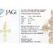 2.59 cttw Baguette & Round Brilliant 14KT Yellow Gold Cross 2" Pendant JAGi 9g