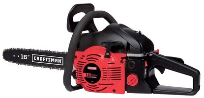 Craftsman S1800 18" 42cc 2-Cycle Gas Chainsaw - Red