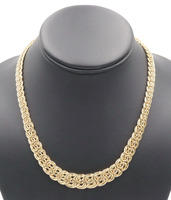 Women's Estate 14KT Yellow Gold Fancy Graduated Knot Chain Necklace 18" - 15.86g