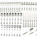 Chantilly (Sterling Silver) by Gorham No Mono Some Plate Size 65 Pcs - 3,153.8g