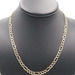High Shine 10KT Yellow Gold 5.4mm Classic Hollow Figaro Chain Necklace 18" 6.3g