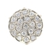 Women's Estate 1.10 Ctw Round Diamond Cluster 14KT Gold Cocktail Ring MGRB 7.37g
