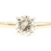 Solitaire 0.93 Ct Round Champagne Diamond 14KT Yellow Gold Engagement Ring 2.23g