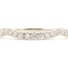 0.22 ctw Round Diamond Contour Wave 14KT White Gold Women's Wedding Band 2.5g