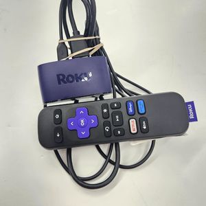 Roku Remote/box with HDMI cords 
