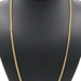 High Shine 18KT Yellow Gold (750) 2.6mm Square Franco Chain Necklace 24" 10.57g