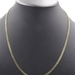 Estate 14KT Yellow Gold 3mm Solid Italy Curb Link Necklace 22.5" - 18.12 Grams
