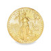 2008 $10 US American Gold Eagle 1/4oz Coin Ring - 22KT Solid Fine Gold Coin