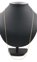 Long 14KT Yellow Gold 1.5mm Wide High Shine Rope Chain Necklace 31" - 8.85g