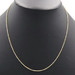 Classic 14KT Yellow Gold 1.4mm High Shine Rope Chain Necklace 20" - 3.60 Grams