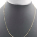 14KT Yellow Gold High Shine Classic 0.8mm Wide 20" Box Chain Necklace 3.5g