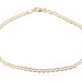 Men's 10KT Yellow Gold Long 10 1/4" 3.5mm Wide Mariner Chain Link Bracelet 3.4g