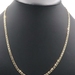 10KT Yellow Gold Mariner Chain High Shine 22 1/4" 3.6mm Wide Italy Necklace 12g