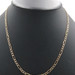 High Shine 10KT Yellow Gold 3.8mm Classic Figaro Chain Necklace 20" - 3.76 Grams
