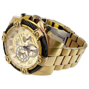 Invicta Model 25515 Bolt Men's 52mm Gold Tone Watch