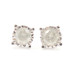 Solitaire 0.50 ctw Round Cut Diamond 10KT White Gold 5.2mm Stud Earrings by SK9