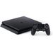 Sony Playstation 4 Slim Core with Starter Pack Bundle with controlle-(Jet Black)