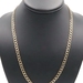 Classic 10KT Yellow Gold 5.3mm Hollow Curb Link Chain Necklace 21" RCI - 6.97g