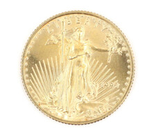 1/4oz $10 Fine Gold American Eagle Coin - 1993